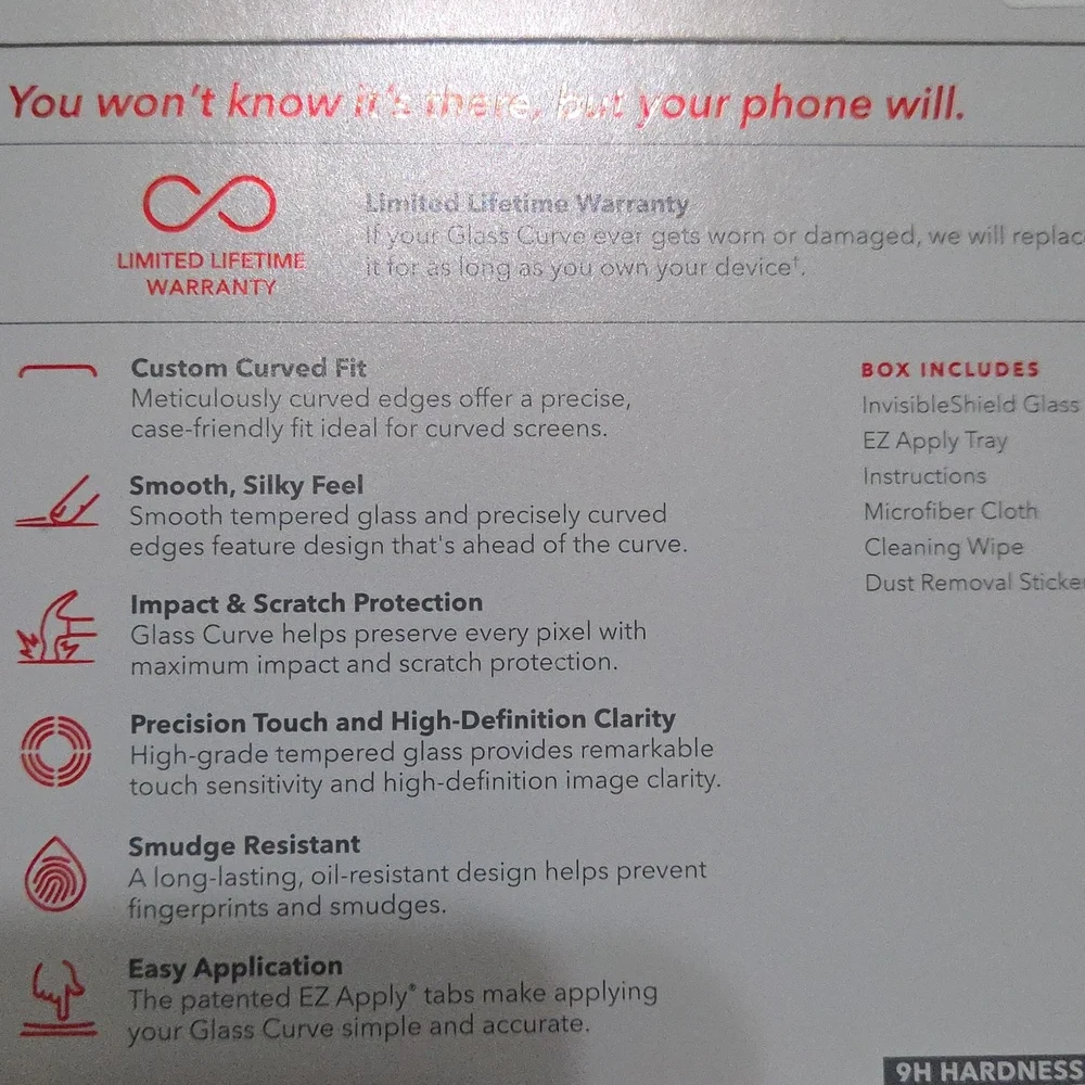 Screen protector for Galaxy S9+